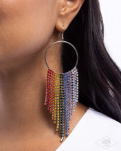 Load image into Gallery viewer, Streamlined Shimmer - Multi Earrings