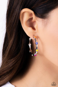 Affectionate Actress - Orange Earrings