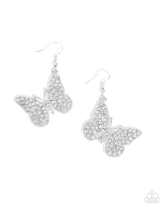 Aerial Audience - White Earrings