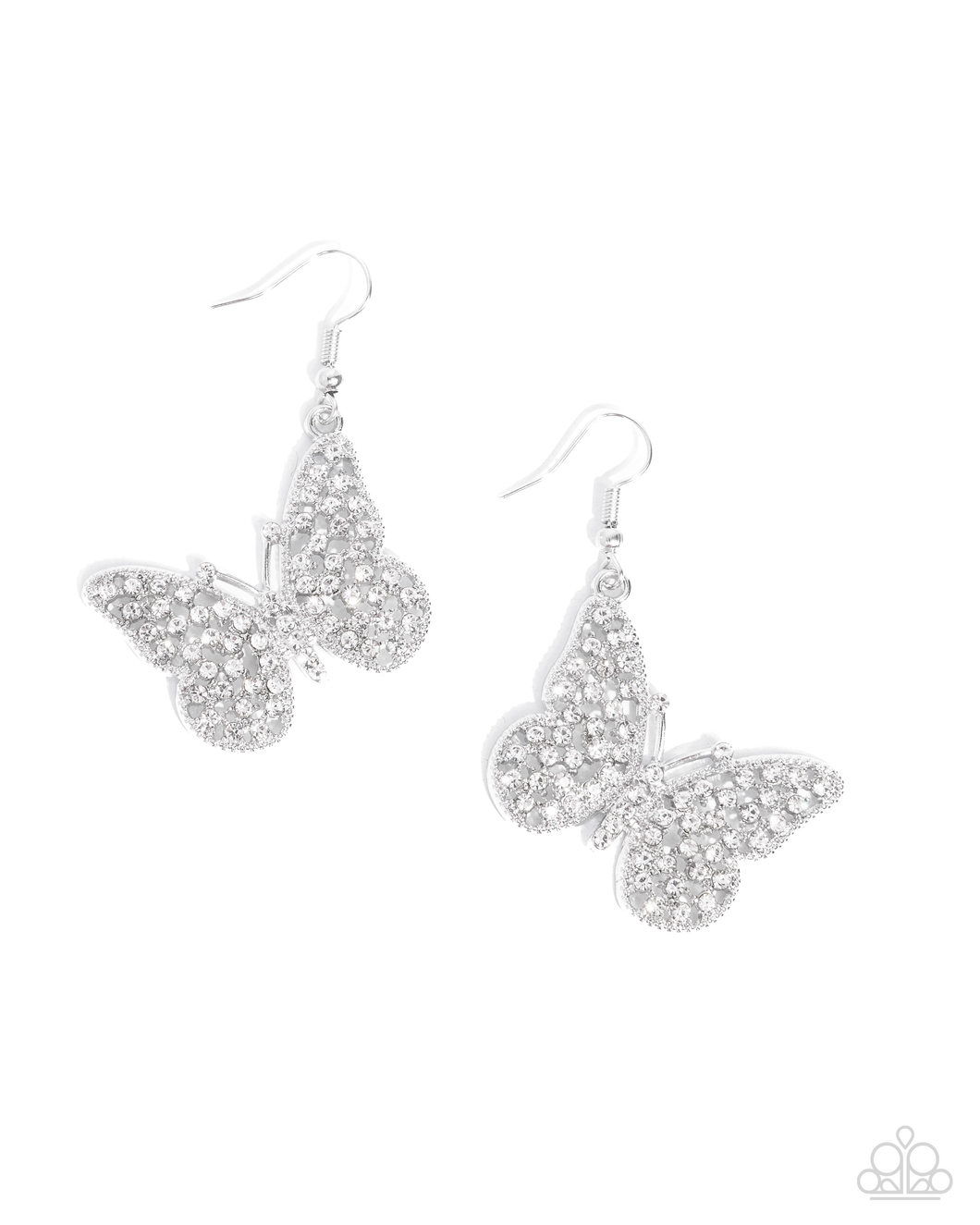 Aerial Audience - White Earrings