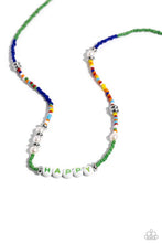 Load image into Gallery viewer, Happy To See You - Green Necklace

