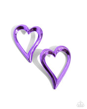 Load image into Gallery viewer, Admirable Acclaim - Purple Earrings
