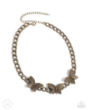Load image into Gallery viewer, Aerial Ambition - Brass Necklace
