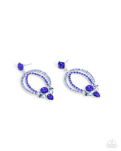 Load image into Gallery viewer, Karma Knockout - Blue Earrings
