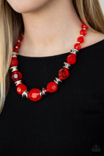 Load image into Gallery viewer, Dine and Dash - Red Necklace
