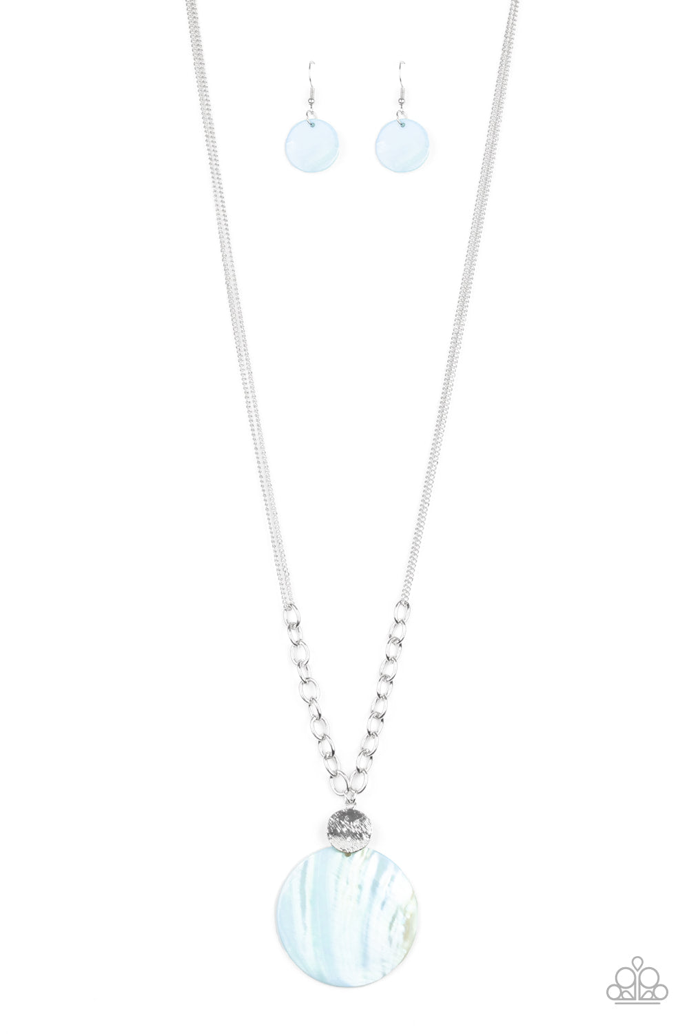 A Top-SHELLer - Blue Necklace
