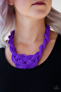 A Standing Ovation - Purple Necklace