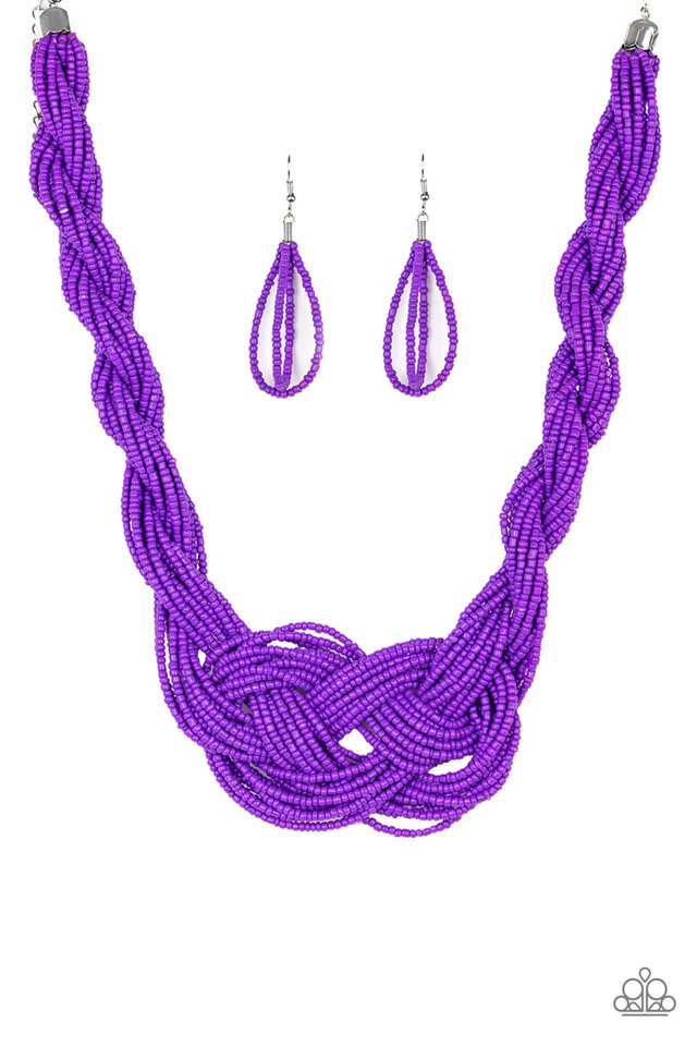 A Standing Ovation - Purple Necklace