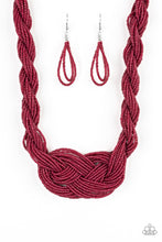 Load image into Gallery viewer, A Standing Ovation - Burgundy Necklace
