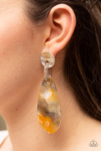 A HAUTE Commodity - Yellow Earrings