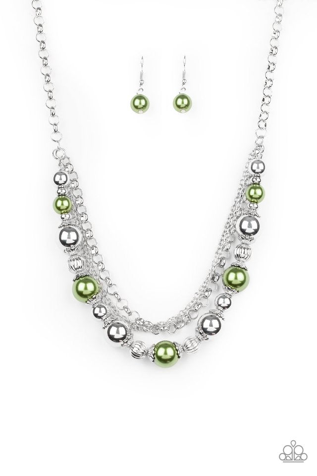 5th Avenue Romance - Green Necklace