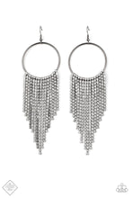 Load image into Gallery viewer, Streamlined Shimmer - Black Earrings
