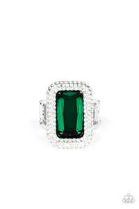 A Grand Statement Maker - Green Ring