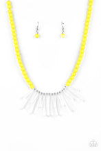 Load image into Gallery viewer, Icy Intimidation - Yellow Necklace
