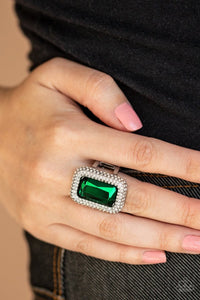 A Grand Statement Maker - Green Ring