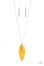 Load image into Gallery viewer, Quill Quest - Yellow Necklace
